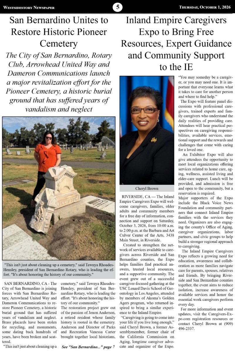 Thursday, October 2 | Volume 40 No. 29 — page 5
