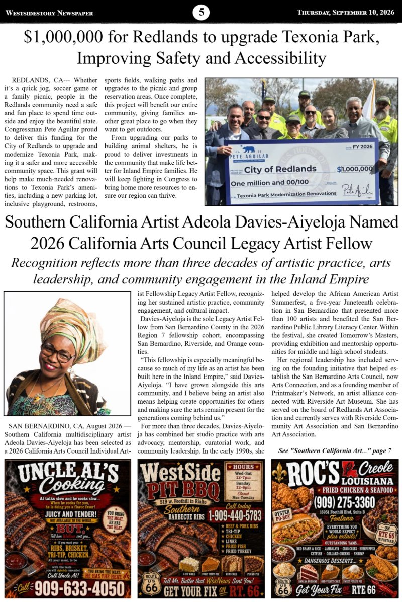 Thursday, September 10 | Volume 40 No. 26 — page 5