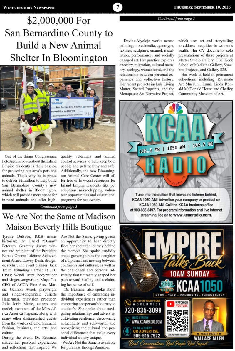 Thursday, September 10 | Volume 40 No. 26 — page 7