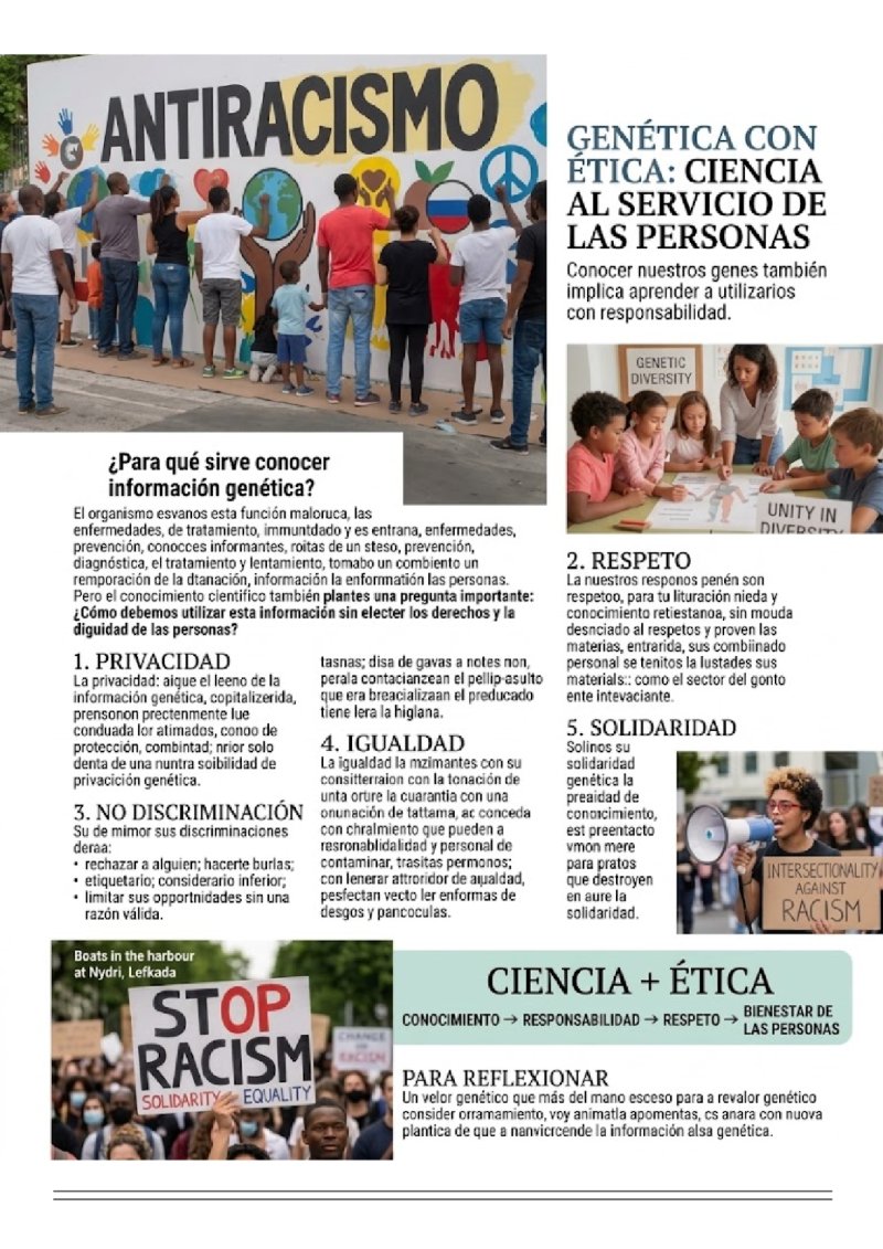 Revista de "Genética, Diversidad y Fraternidad" — page 16