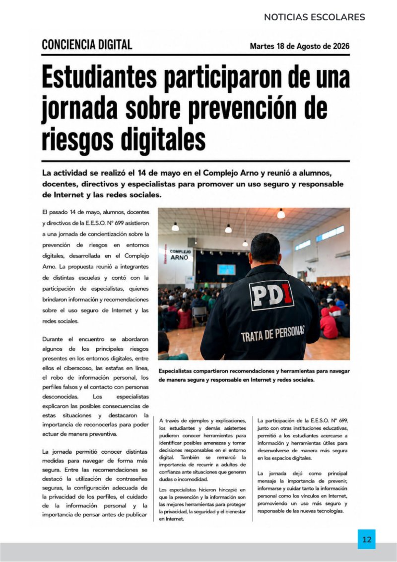 Revista Institucional EESO 699 — page 12