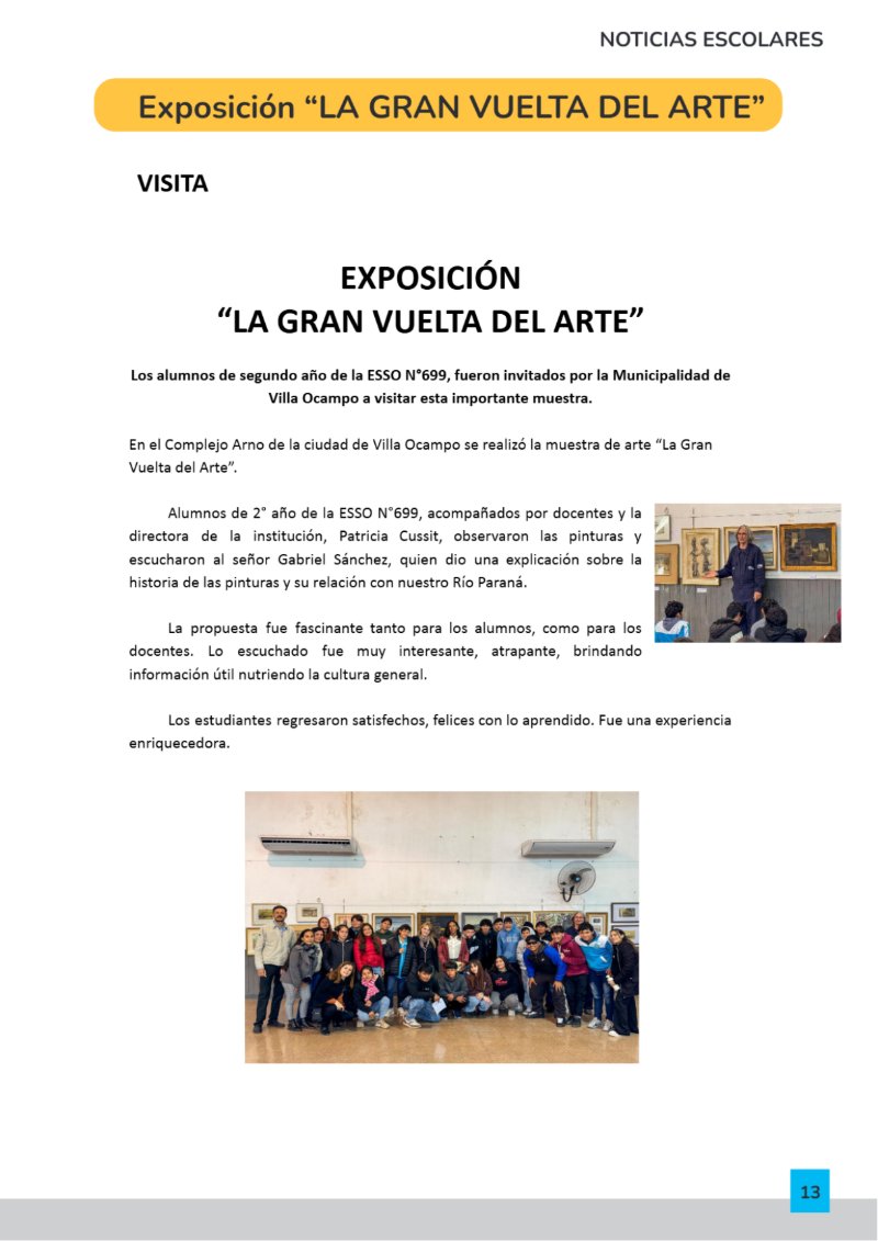 Revista Institucional EESO 699 — page 13