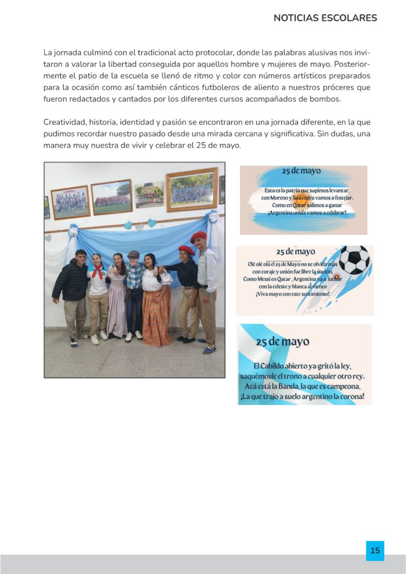 Revista Institucional EESO 699 — page 15