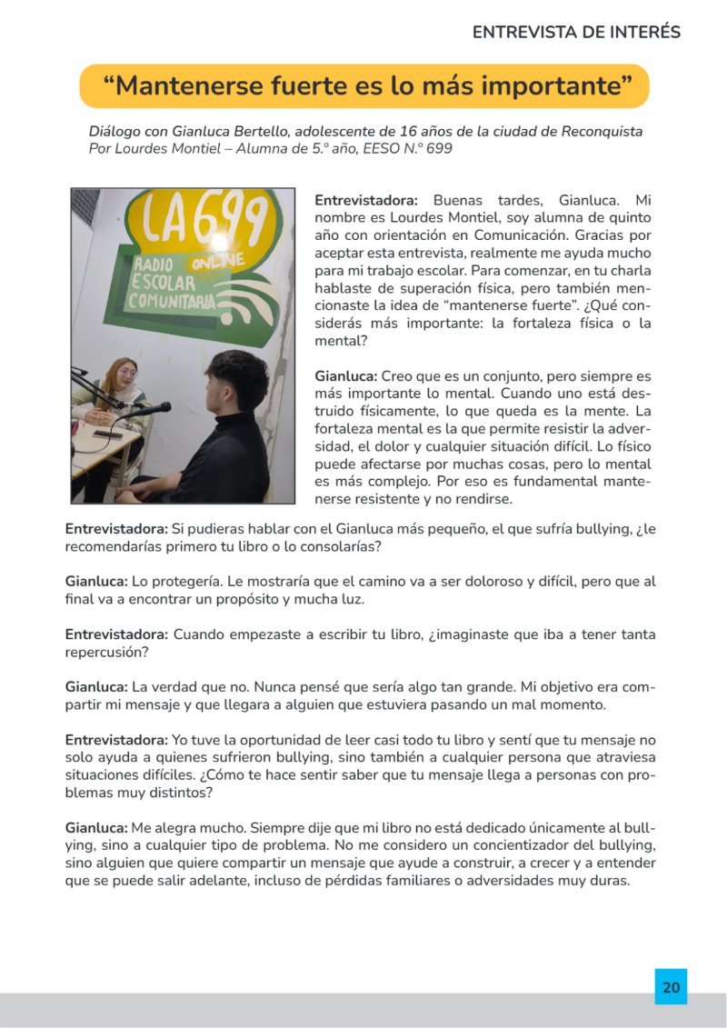 Revista Institucional EESO 699 — page 20