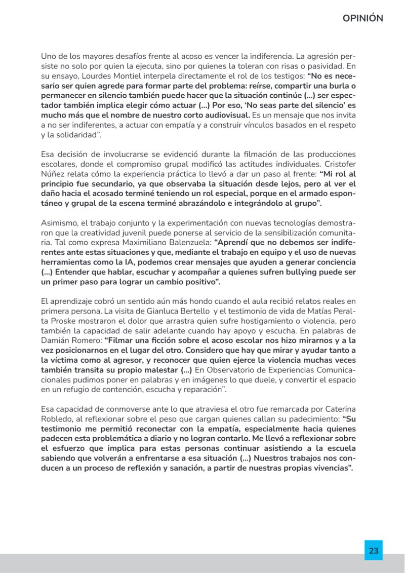 Revista Institucional EESO 699 — page 23