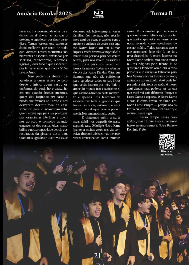Anuário Notre Dame 2025 — page 21