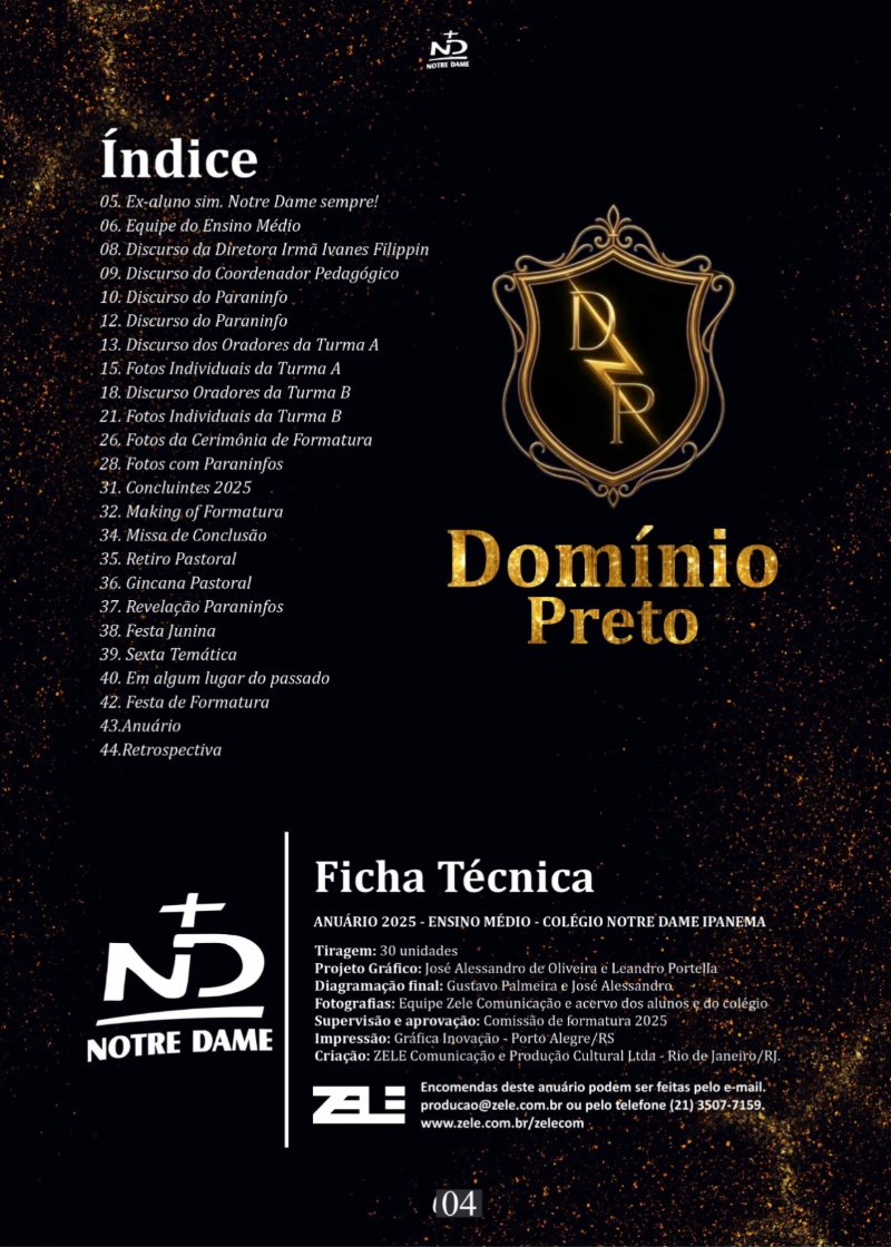 Anuário Notre Dame 2025 — page 4