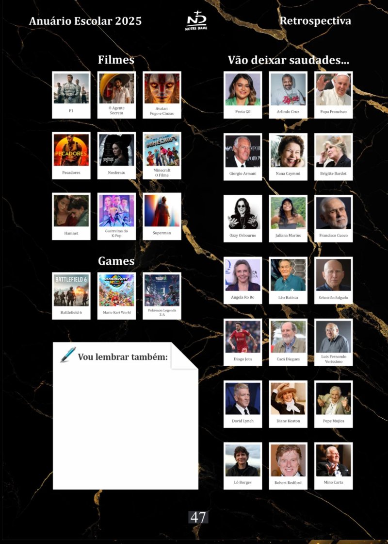 Anuário Notre Dame 2025 — page 47