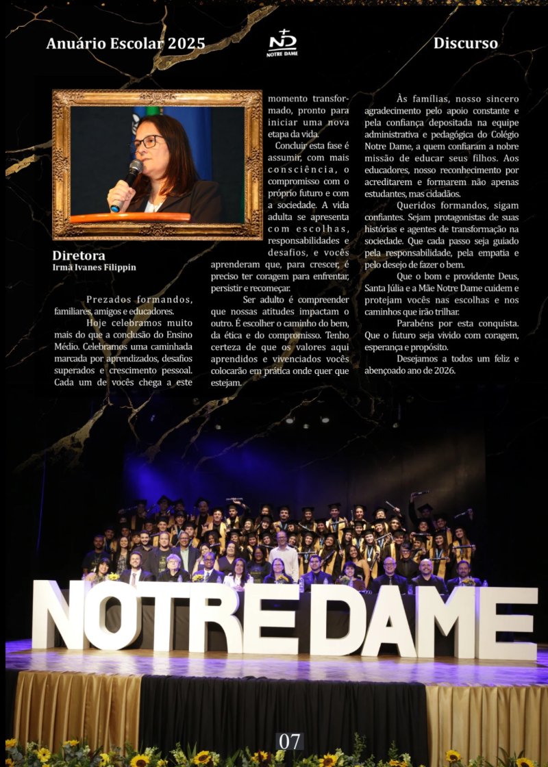 Anuário Notre Dame 2025 — page 7
