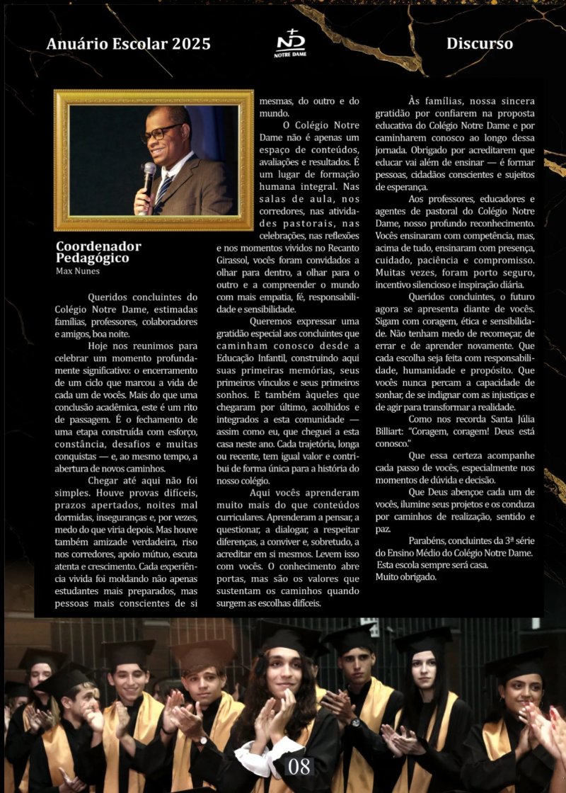 Anuário Notre Dame 2025 — page 8