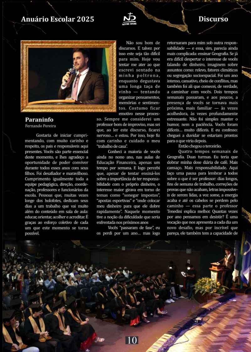 Anuário Notre Dame 2025 — page 10