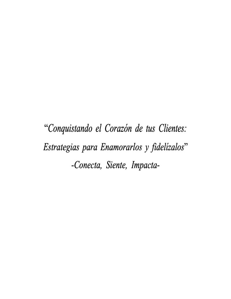 Conquistando el Corazón de tus Clientes — page 2