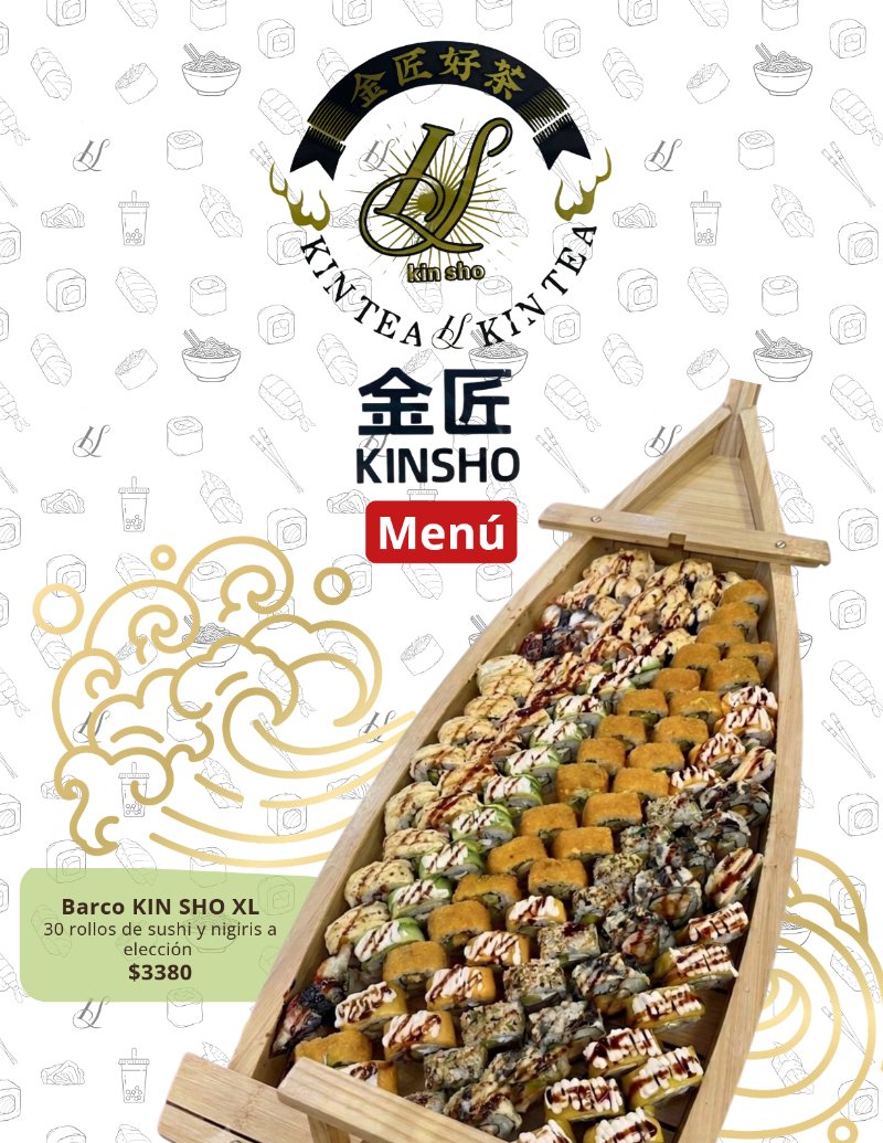 Menú KIN SHO — page 1