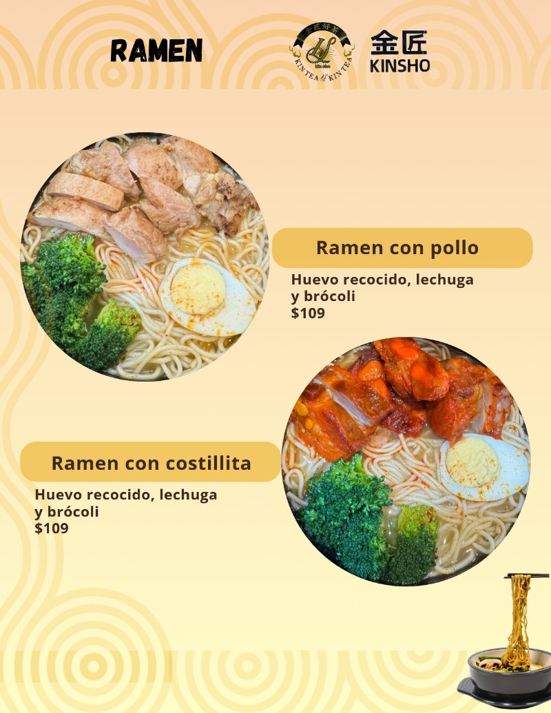 Menú KIN SHO — page 19
