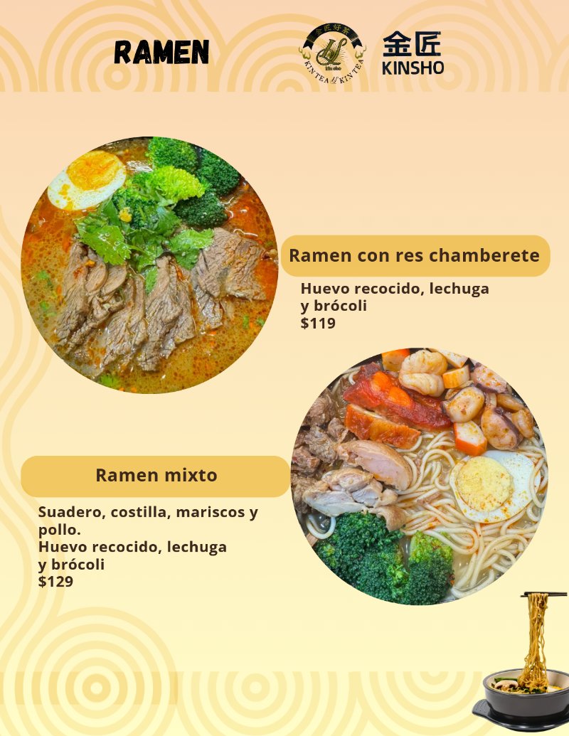 Menú KIN SHO — page 21