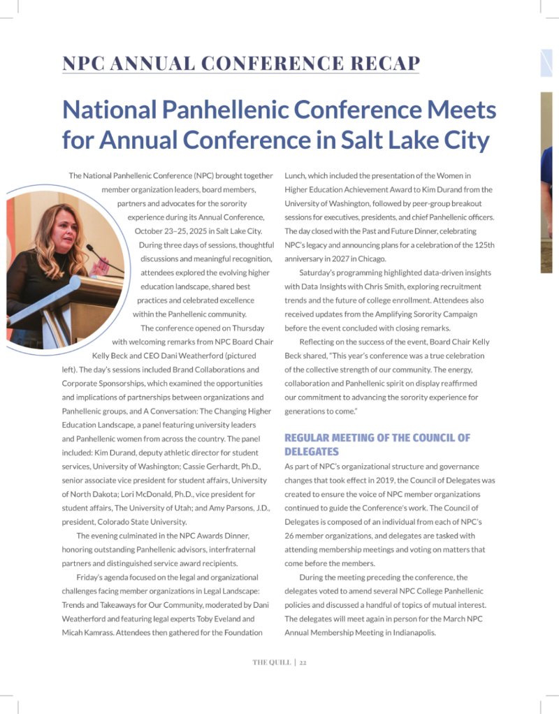 The Quill magazine — page 22