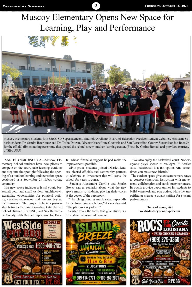 Thursday, October 15 | Volume 40 No. 31 — page 3