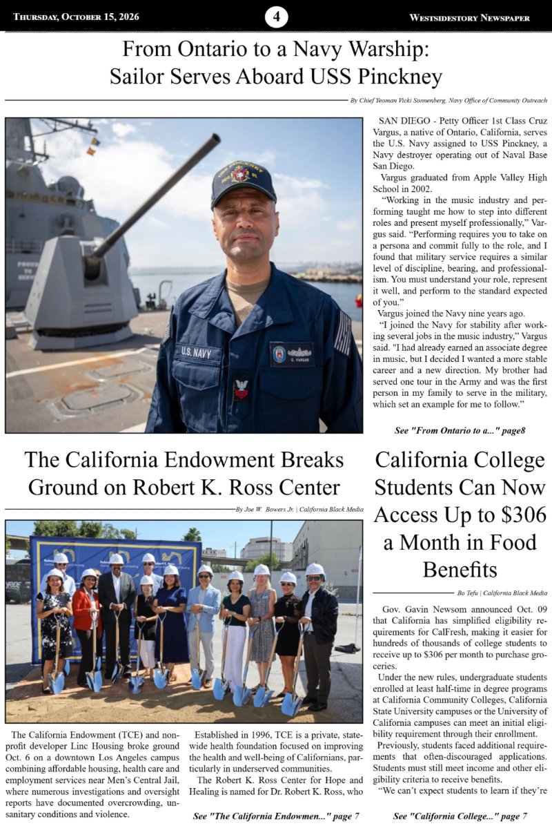 Thursday, October 15 | Volume 40 No. 31 — page 4