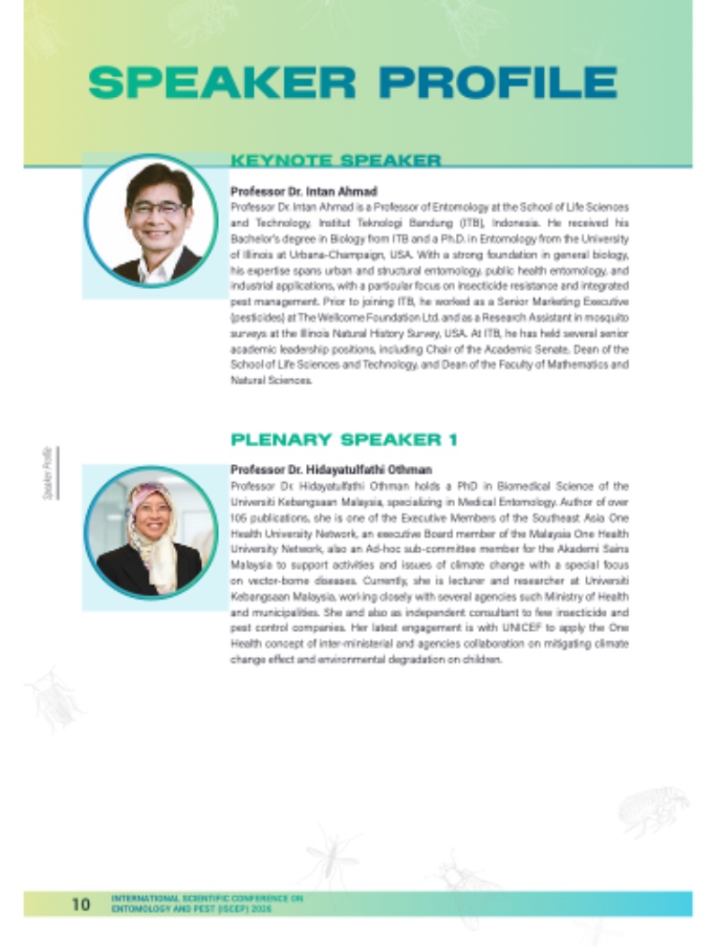 INTERNATIONAL SCIENTIFIC CONFERENCE ON ENTOMOLOGY AND PEST 2026 — page 11