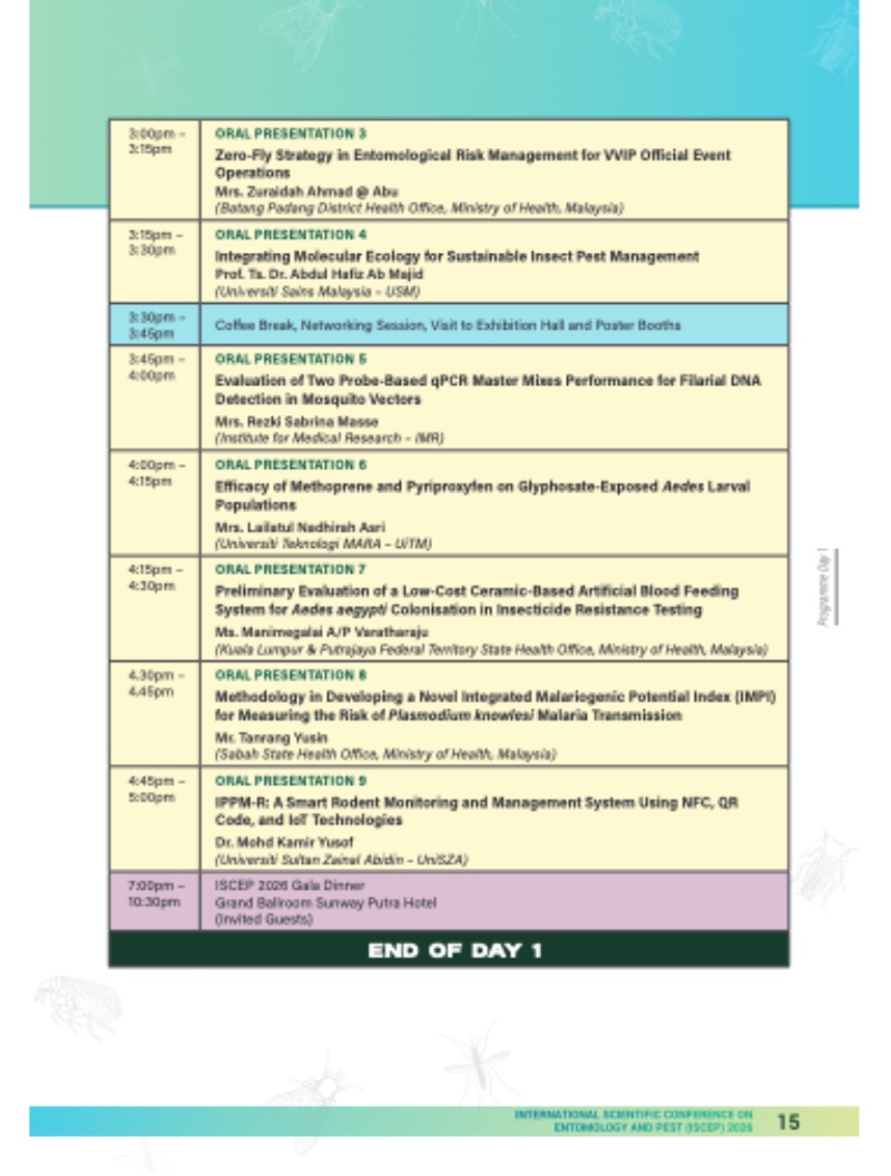 INTERNATIONAL SCIENTIFIC CONFERENCE ON ENTOMOLOGY AND PEST 2026 — page 16
