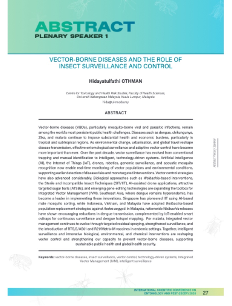 INTERNATIONAL SCIENTIFIC CONFERENCE ON ENTOMOLOGY AND PEST 2026 — page 28