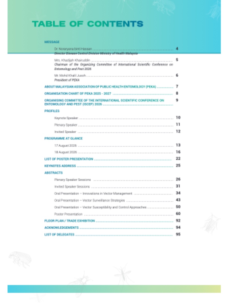INTERNATIONAL SCIENTIFIC CONFERENCE ON ENTOMOLOGY AND PEST 2026 — page 4