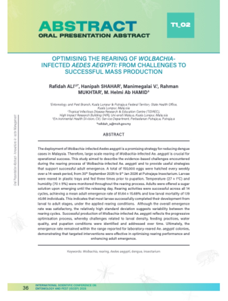 INTERNATIONAL SCIENTIFIC CONFERENCE ON ENTOMOLOGY AND PEST 2026 — page 37