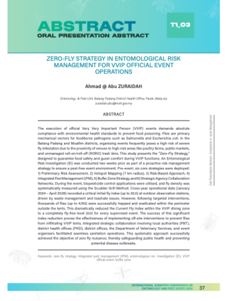 INTERNATIONAL SCIENTIFIC CONFERENCE ON ENTOMOLOGY AND PEST 2026 — page 38