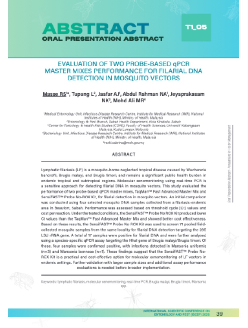 INTERNATIONAL SCIENTIFIC CONFERENCE ON ENTOMOLOGY AND PEST 2026 — page 40