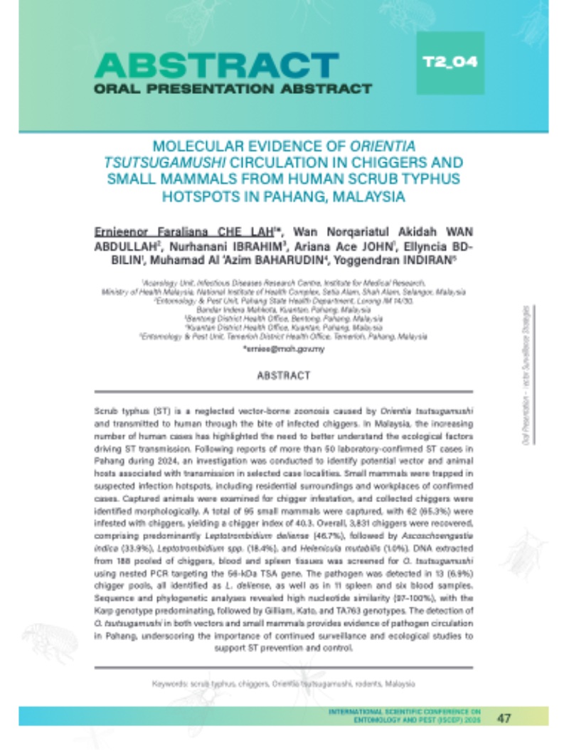 INTERNATIONAL SCIENTIFIC CONFERENCE ON ENTOMOLOGY AND PEST 2026 — page 48