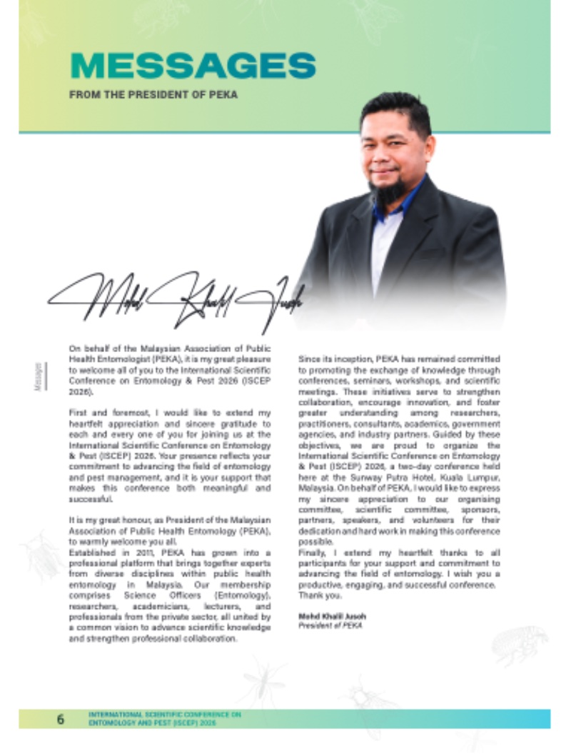 INTERNATIONAL SCIENTIFIC CONFERENCE ON ENTOMOLOGY AND PEST 2026 — page 7