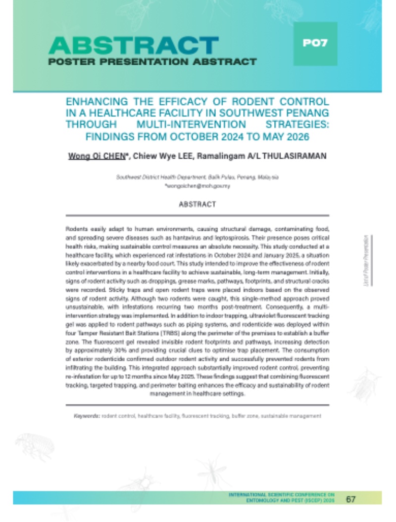 INTERNATIONAL SCIENTIFIC CONFERENCE ON ENTOMOLOGY AND PEST 2026 — page 68
