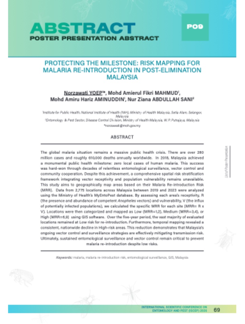 INTERNATIONAL SCIENTIFIC CONFERENCE ON ENTOMOLOGY AND PEST 2026 — page 70
