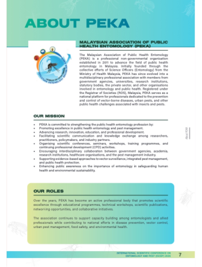 INTERNATIONAL SCIENTIFIC CONFERENCE ON ENTOMOLOGY AND PEST 2026 — page 8