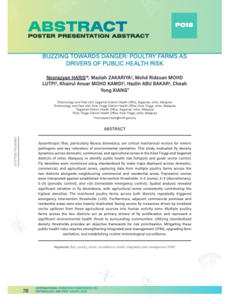 INTERNATIONAL SCIENTIFIC CONFERENCE ON ENTOMOLOGY AND PEST 2026 — page 79