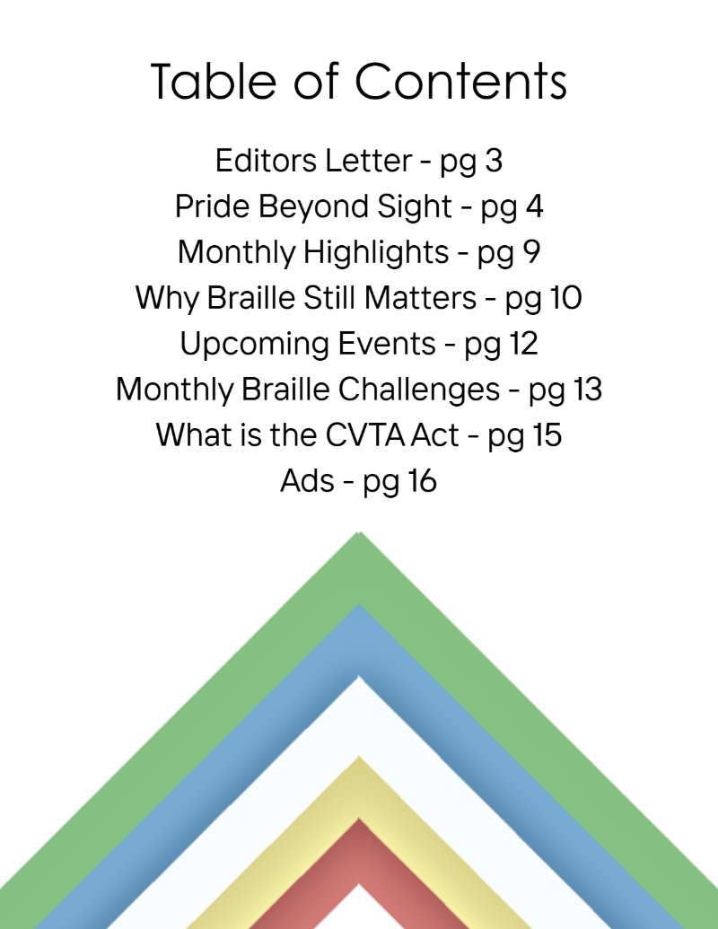 Sightless Magazine July Edition — page 2