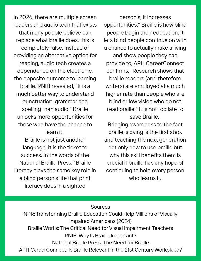 Sightless Magazine July Edition — page 11
