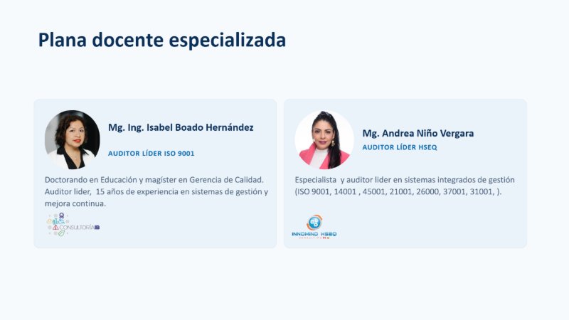 Brochure Especialista ISO 9001 2026 — page 4