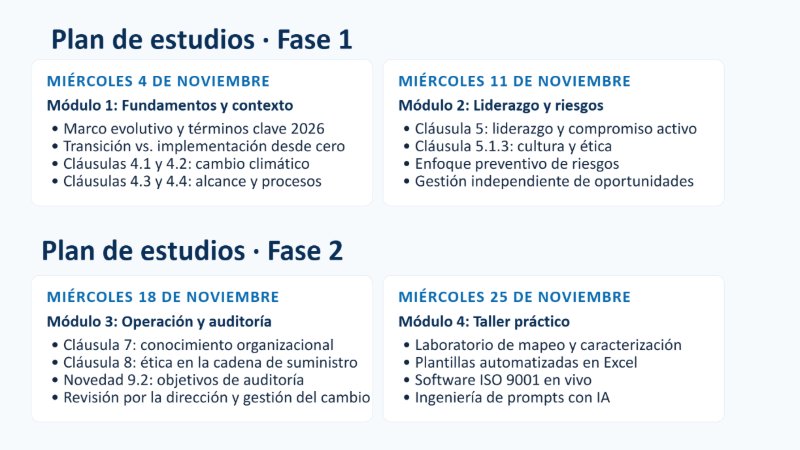 Brochure Especialista ISO 9001 2026 — page 5
