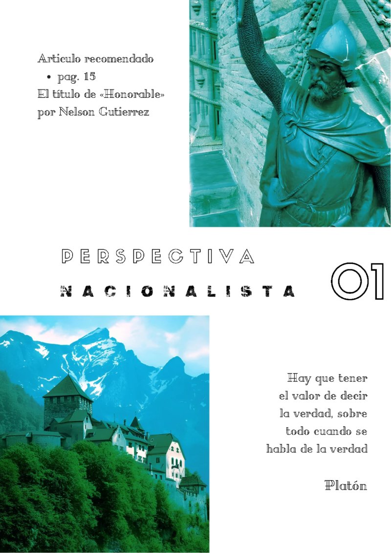 Perspectiva Nacionalista N1 — page 1