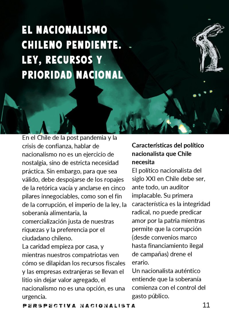 Perspectiva Nacionalista N1 — page 11