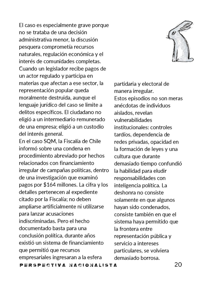 Perspectiva Nacionalista N1 — page 20