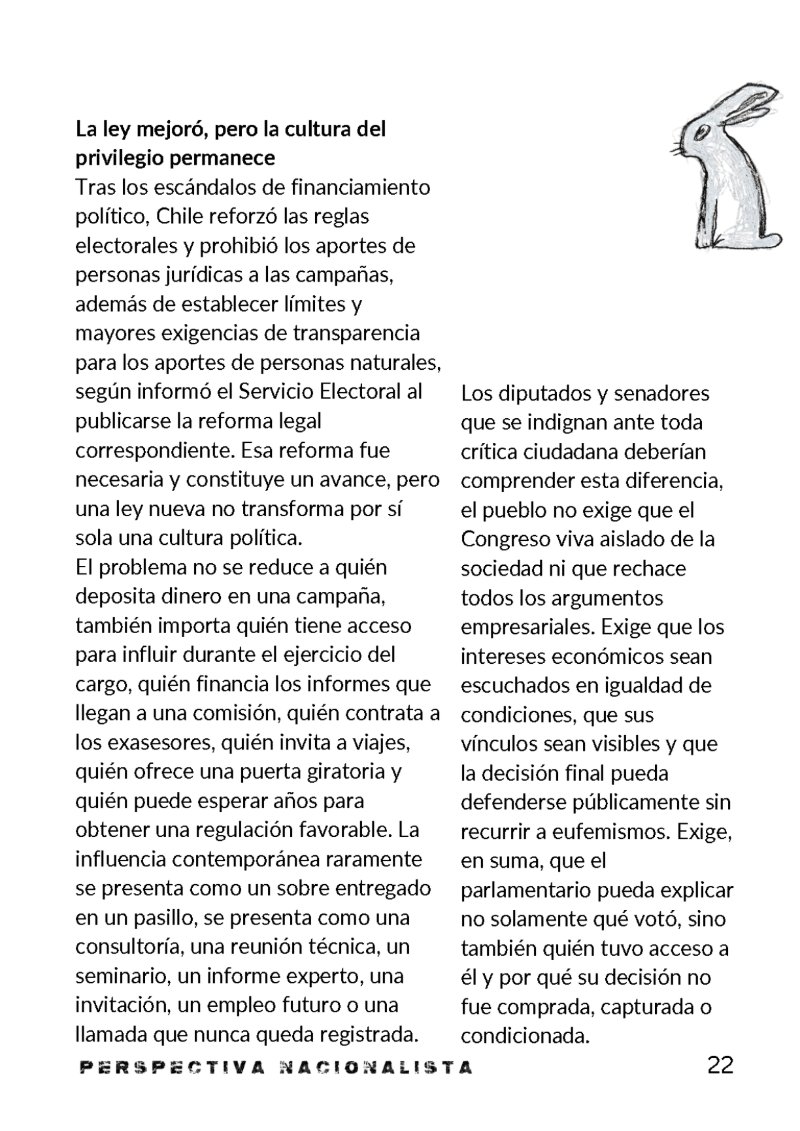Perspectiva Nacionalista N1 — page 22