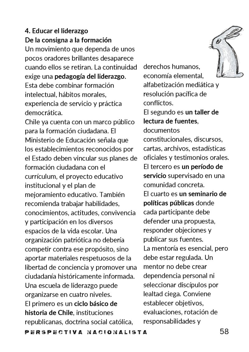 Perspectiva Nacionalista N1 — page 58