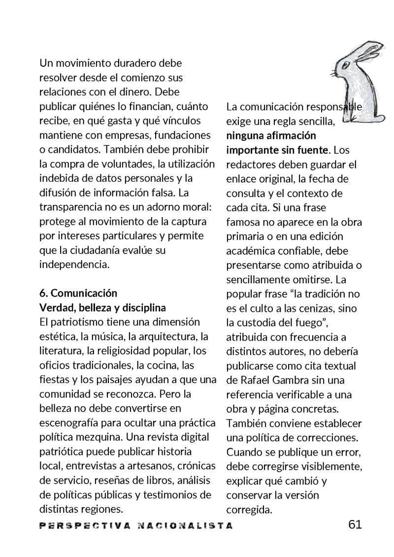 Perspectiva Nacionalista N1 — page 61