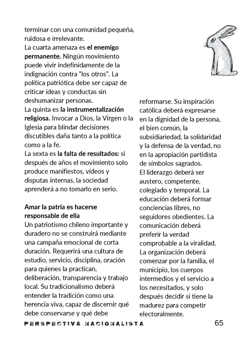 Perspectiva Nacionalista N1 — page 65