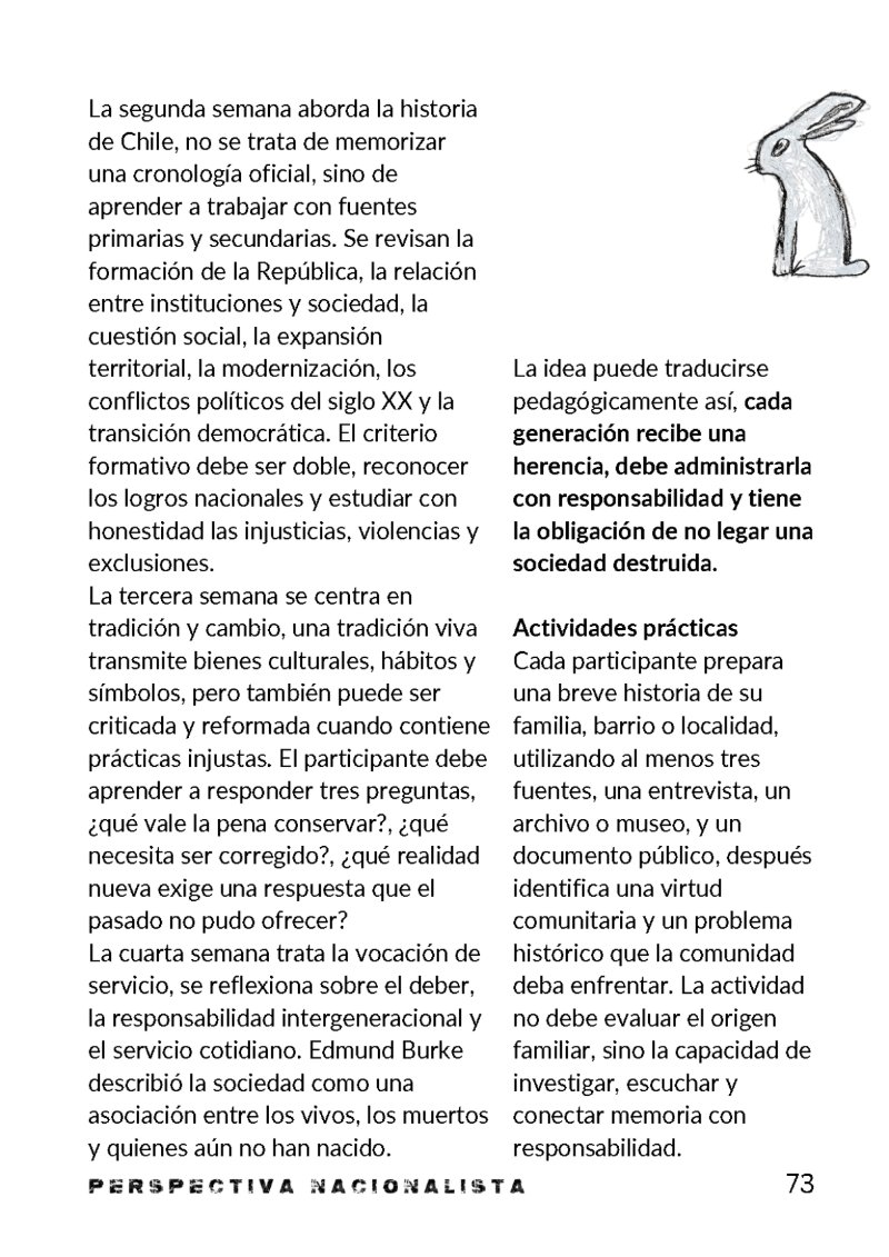 Perspectiva Nacionalista N1 — page 73