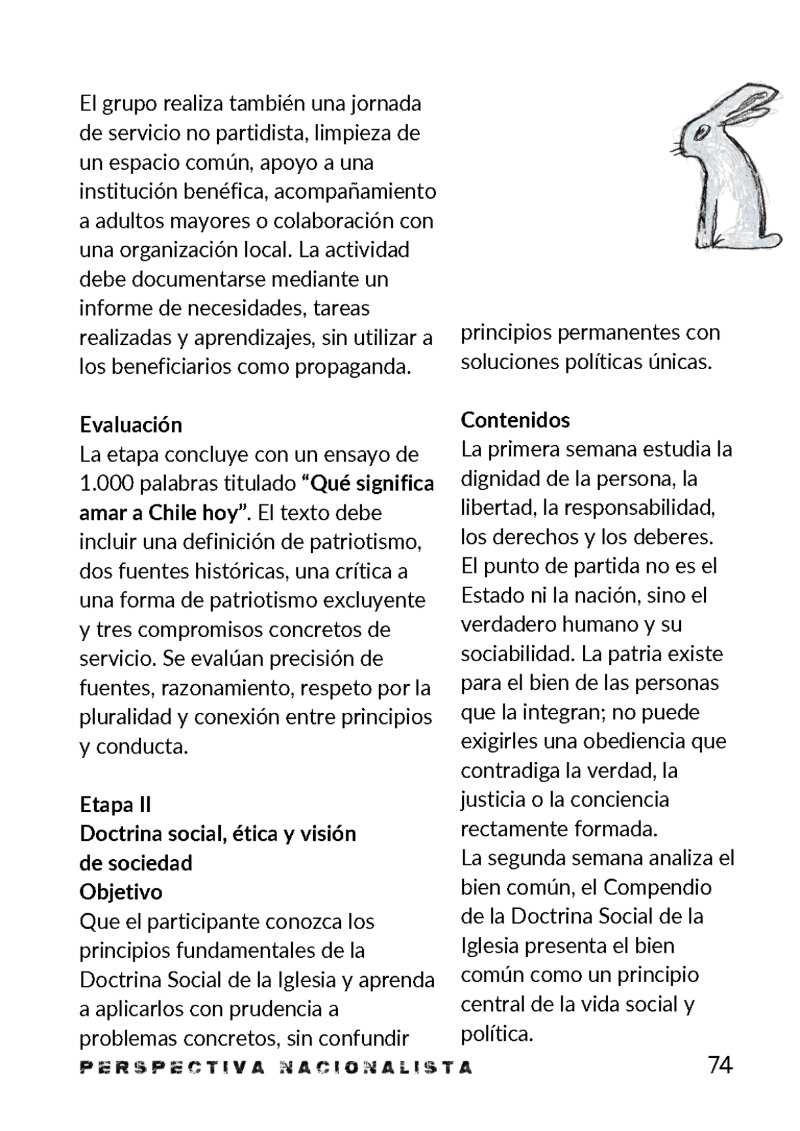 Perspectiva Nacionalista N1 — page 74