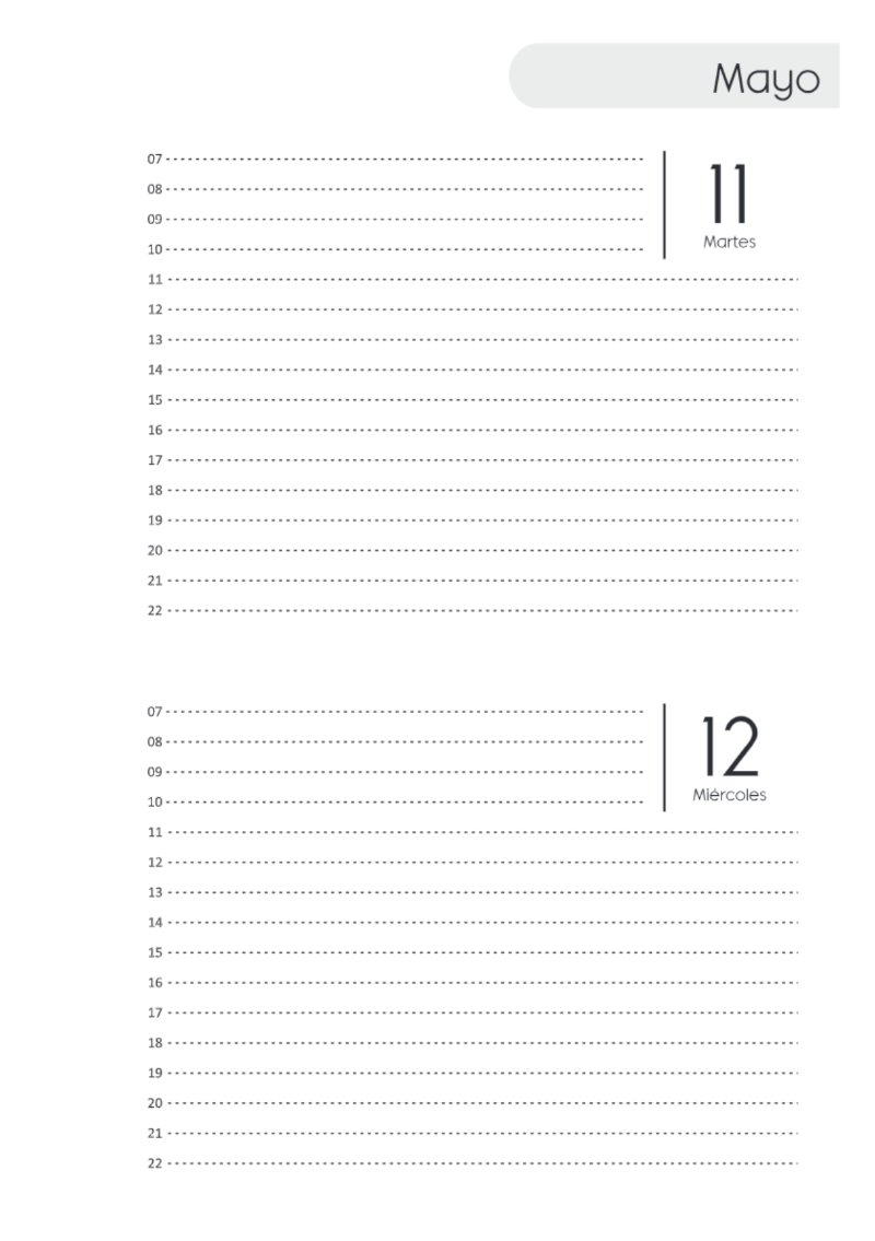 AGENDA DOS DIAS HORIZONTAL — page 103