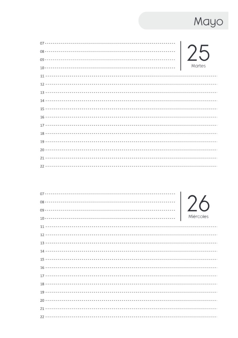 AGENDA DOS DIAS HORIZONTAL — page 111